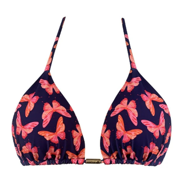 Brazil Colors Print Brazilian Triangle Bikini Top – MARETOA