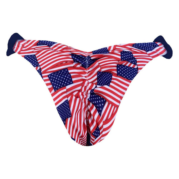 Mini American Flags Brazilian Bikini Bottom – MARETOA BIKINIS USA