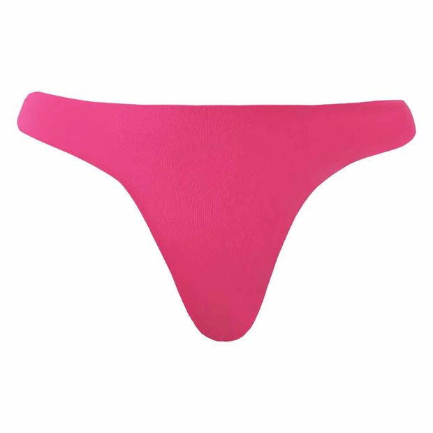 Pink String Brazilians Bikini Bottoms